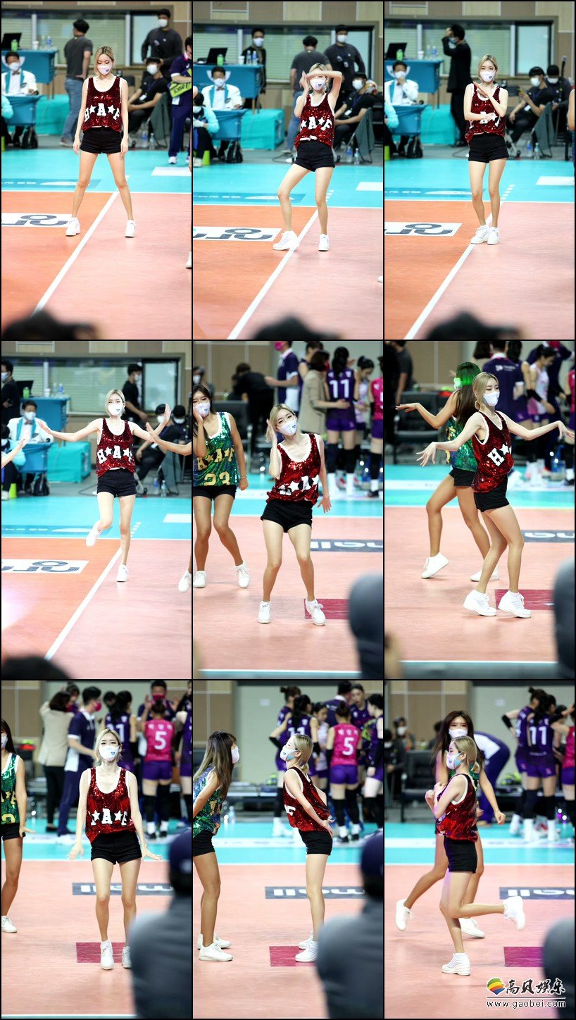 啦啦队饭拍秀【10合集 912 MB】