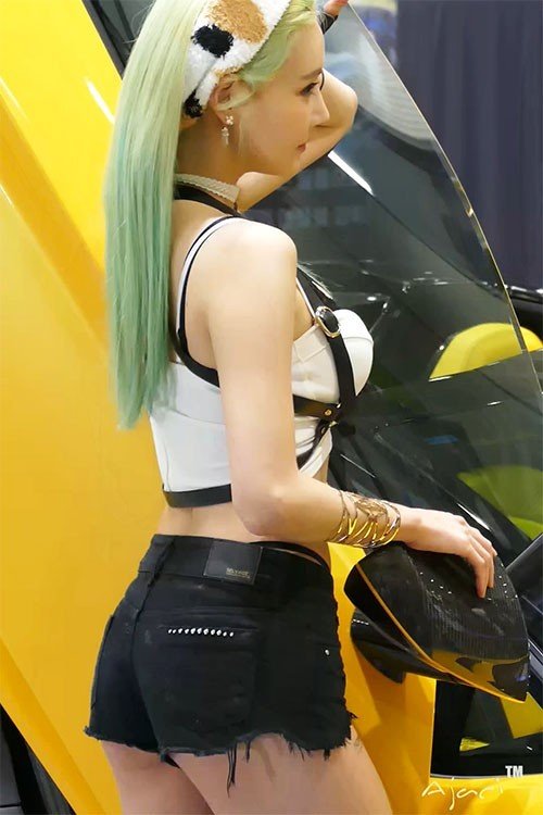 2016 韩国首尔车展4k高清美女车模饭拍秀-82【173 MB】