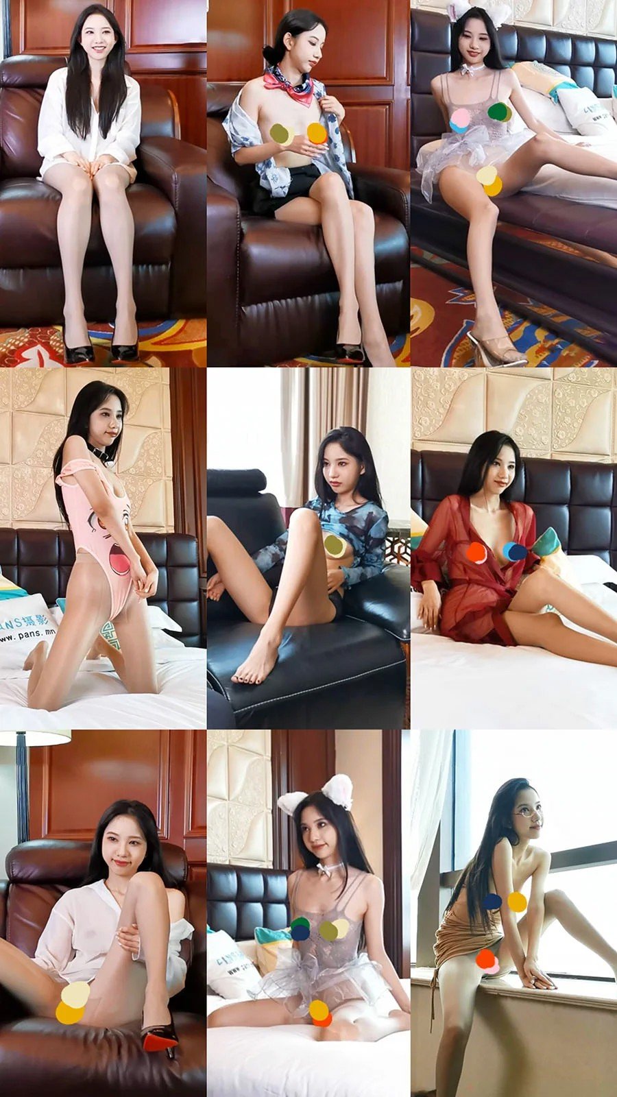 PANS 超人气学妹 禾禾 多种风格内衣私房摄影 1V-2.21G